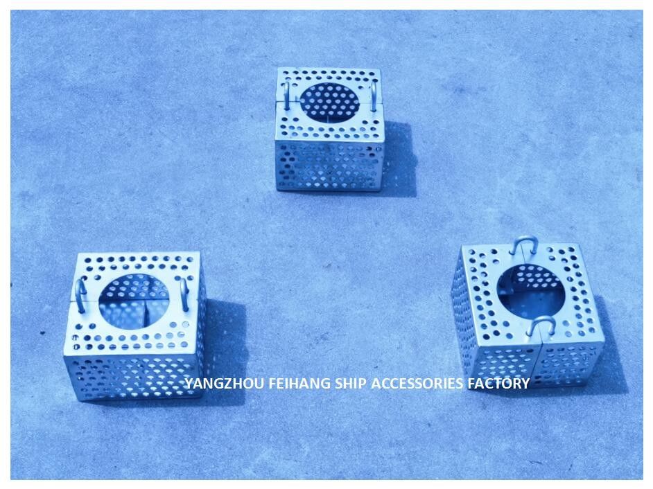 Jis F7206 5k-50a Сетчатые фильтры из нержавеющей стали Rose Box для всасывания резервуара для воды с резьбовым соединением
