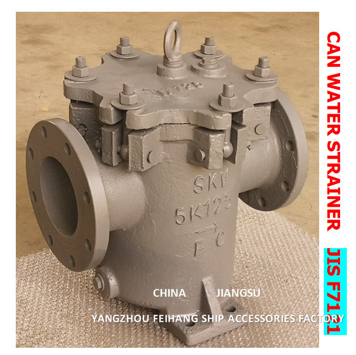 IMPA 872008 Морские фильтры для воды 5K-125A Корпус — Чугунный фильтрующий картридж — Нержавеющая сталь