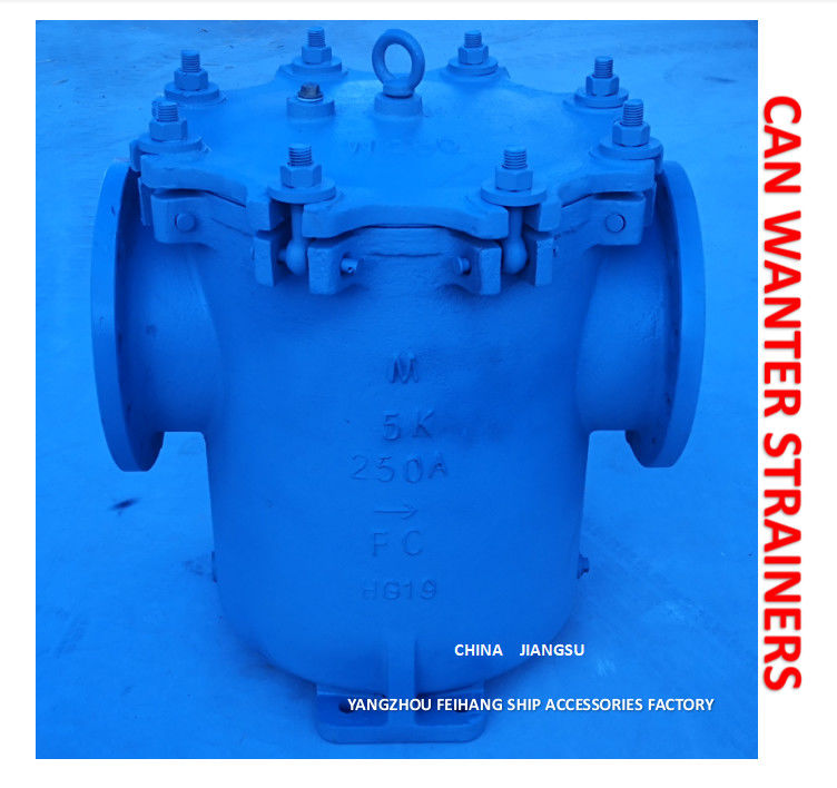 JIS 5k-250a Фильтр для воды Морской фильтр для воды Корпус фильтра FC200 из нержавеющей стали