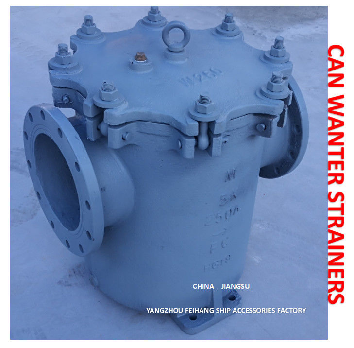 JIS 5k-250a Фильтр для воды Морской фильтр для воды Корпус фильтра FC200 из нержавеющей стали