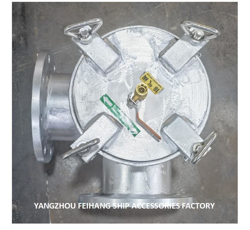 Фильтр морской воды для входа трюмного пожарного насоса BL100 CB/T497-2012 Корпус из углеродистой стали, горячеоцинкованный, картридж фильтра Sta