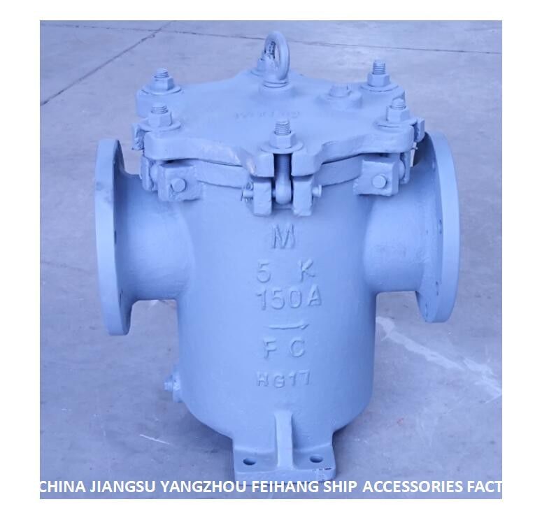 Фильтры для воды 5k-150a Lb-типа Jis F7121 5k-150a Прямоугольный цилиндрический фильтр для морской воды