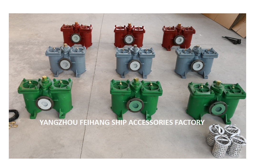 Фильтр сырой нефти низкого давления, двойной фильтр AS65-0.25/0.16 CB/T425-1994 сырой нефти низкого давления