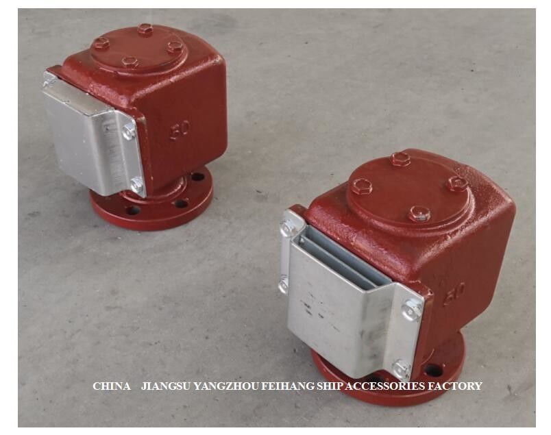 ES50QT CB/T3594 Морская воздушная труба - дышащая крышка - корпус морской воздушной крышки из чугуна с огнестойкой сеткой