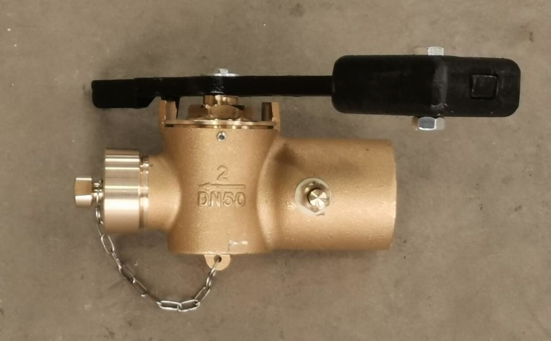 Клапан DN50 CB/T3778-99 заключения собственной личности бронзовой глубины измеряя для танка нечистот