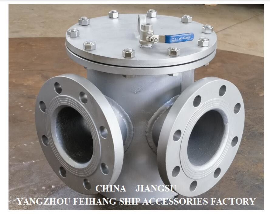 Фильтр для морской воды из нержавеющей стали AS125 PN1.0 CB/T497-2012 Mesh 150um