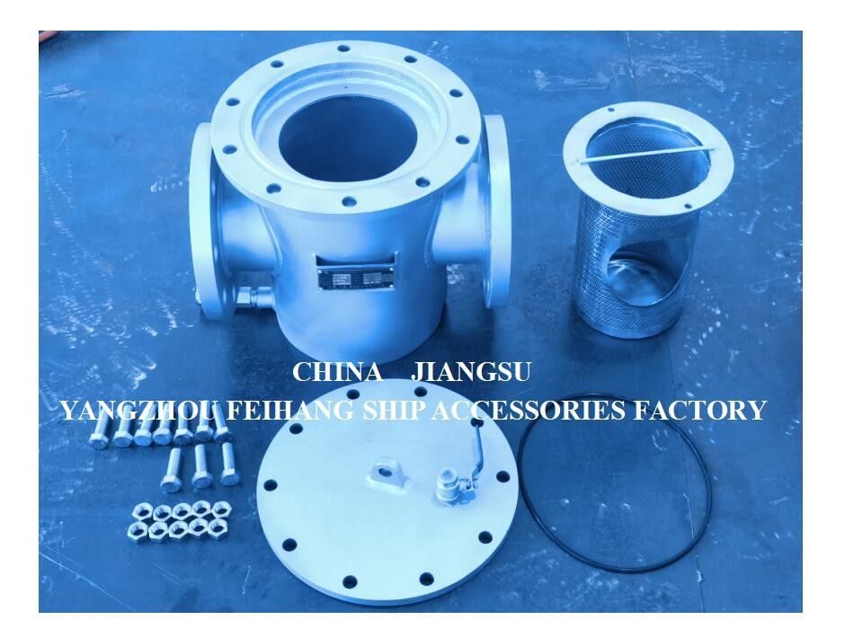 Фильтр для морской воды из нержавеющей стали AS125 PN1.0 CB/T497-2012 Mesh 150um