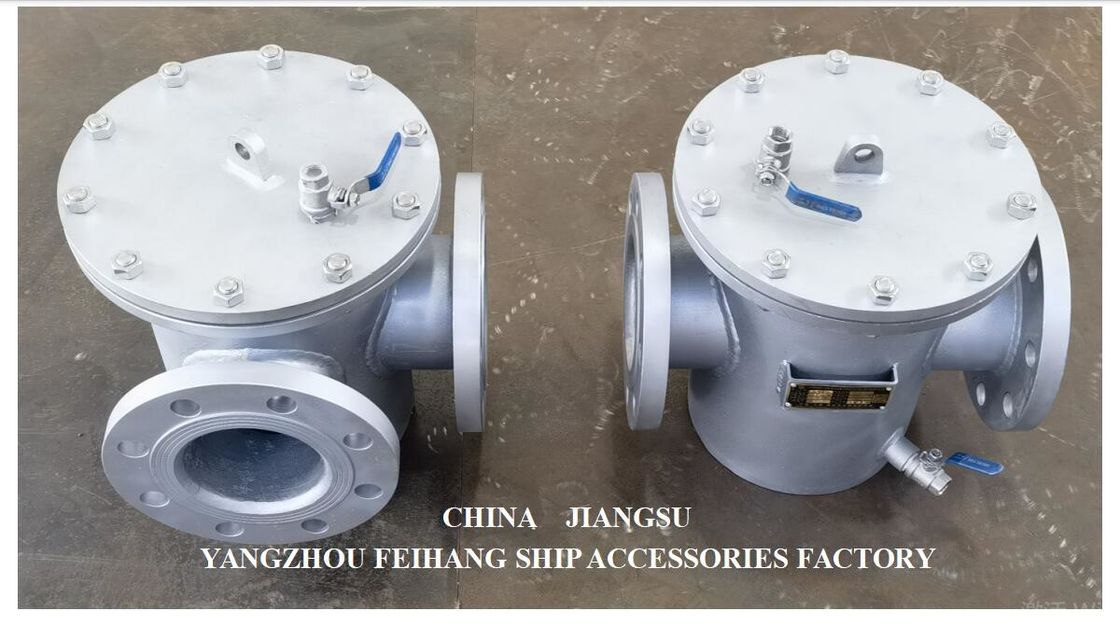 Фильтр для морской воды из нержавеющей стали AS125 PN1.0 CB/T497-2012 Mesh 150um