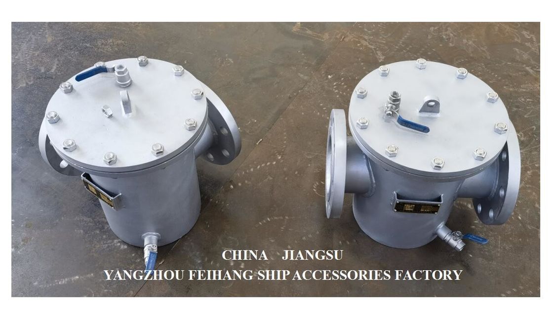 Фильтр для морской воды из нержавеющей стали AS125 PN1.0 CB/T497-2012 Mesh 150um