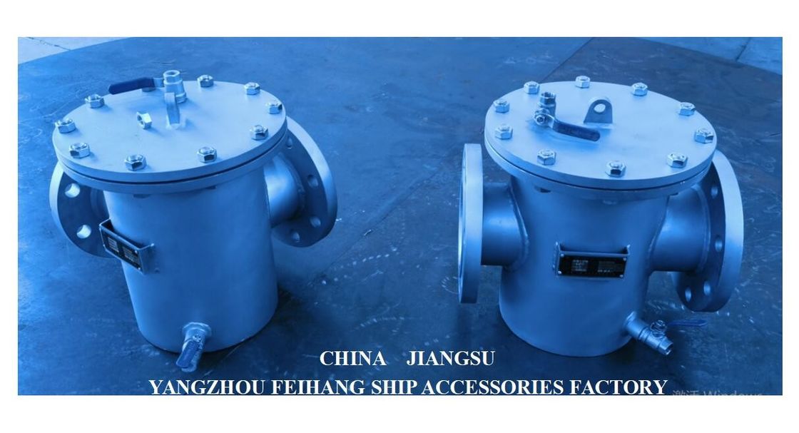 Фильтр для морской воды из нержавеющей стали AS125 PN1.0 CB/T497-2012 Mesh 150um