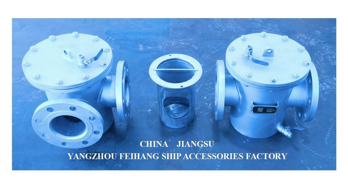 Фильтр морской воды типа корзины AS125 PN1.0 Cb/T497-2012 из нержавеющей стали 316l