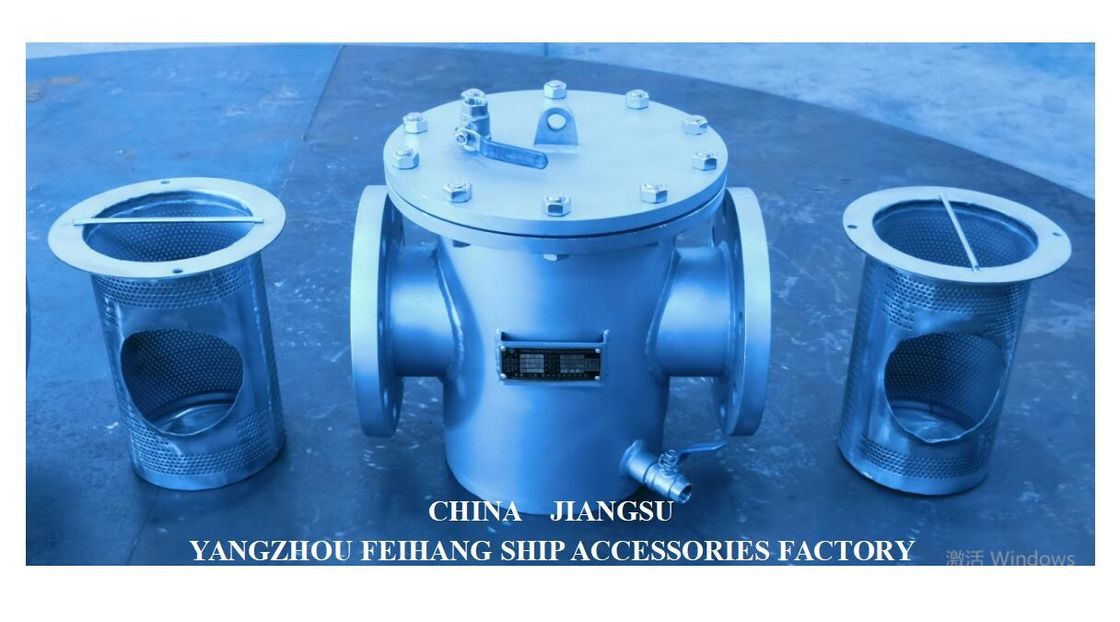 Фильтр морской воды типа корзины AS125 PN1.0 Cb/T497-2012 из нержавеющей стали 316l