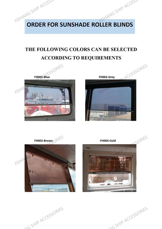 IMPA150721 Солнцезащитные тени типа пружинного ролика - Feihang Marine