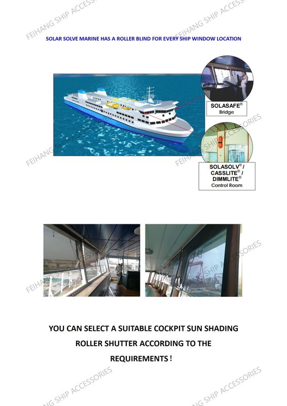 Морские солнечные тени весенний ролик тип IMPA150721 Автоматическое позиционирование и эксплуатация весны удобны