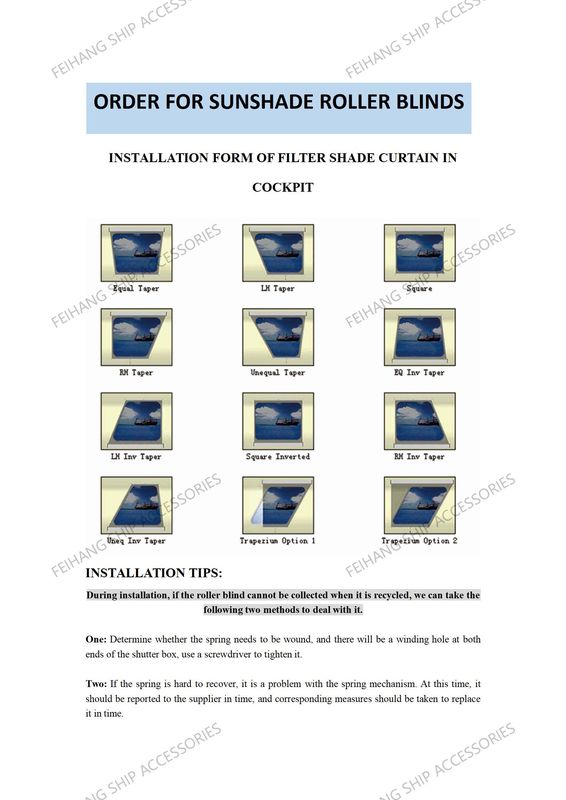 Морские солнечные тени весенний ролик тип IMPA150721 Автоматическое позиционирование и эксплуатация весны удобны