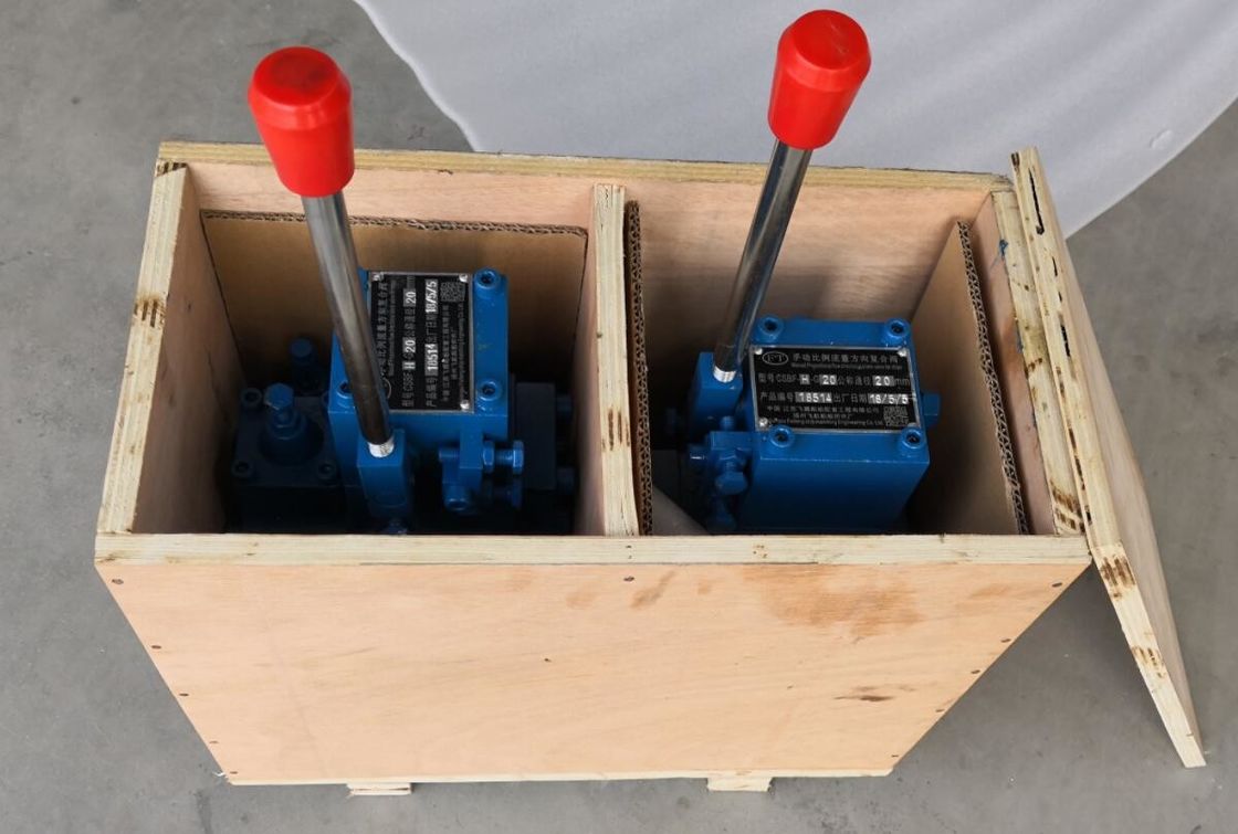 Гидравлический клапан управления для насадки винтовки Модель CSBF-G20 Функция катушки клапана-М-тип