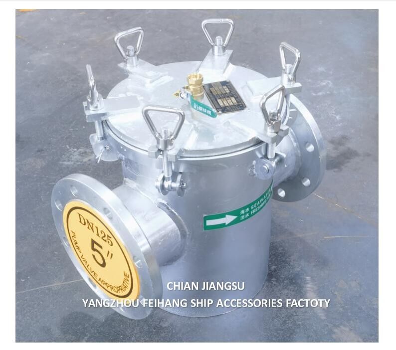 Море Вода Грубая Вода Модель As125 Cb/T497 Фильтр с элементом сетки из нержавеющей стали Для судна