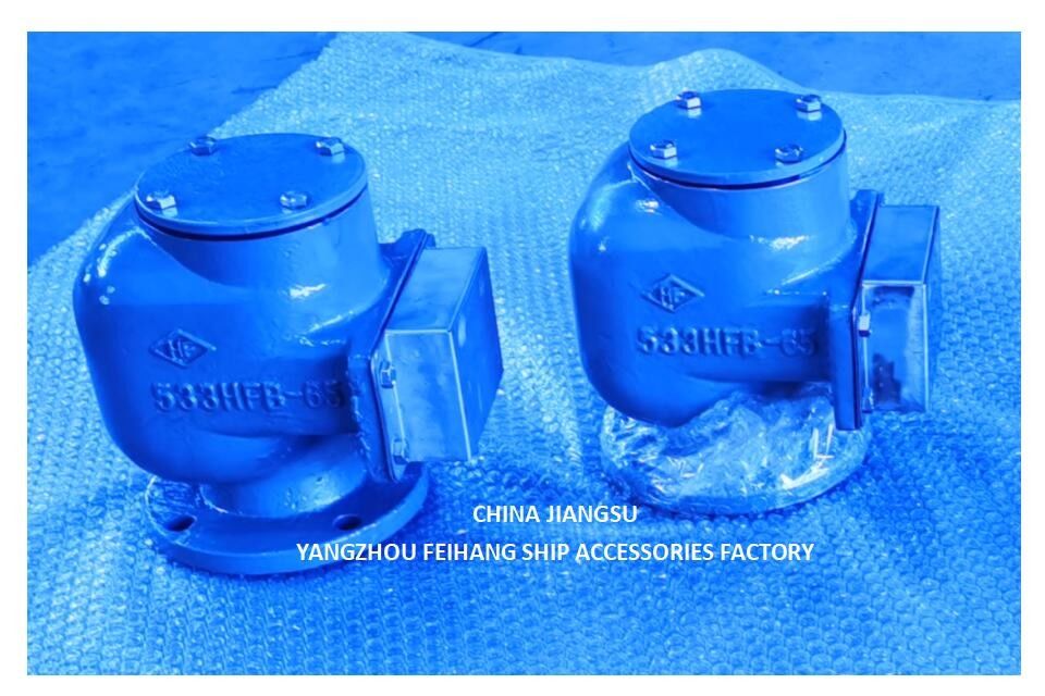 Вентиляция воздушной трубы NO.533HFB-65A с плавающим диском SUS 316L