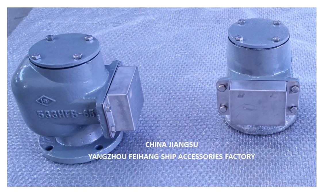 Глава воздушной трубы NO.533HFB-65A Глава воздушного отверстия для резервуара питательной воды с плавающим диском SUS 316L