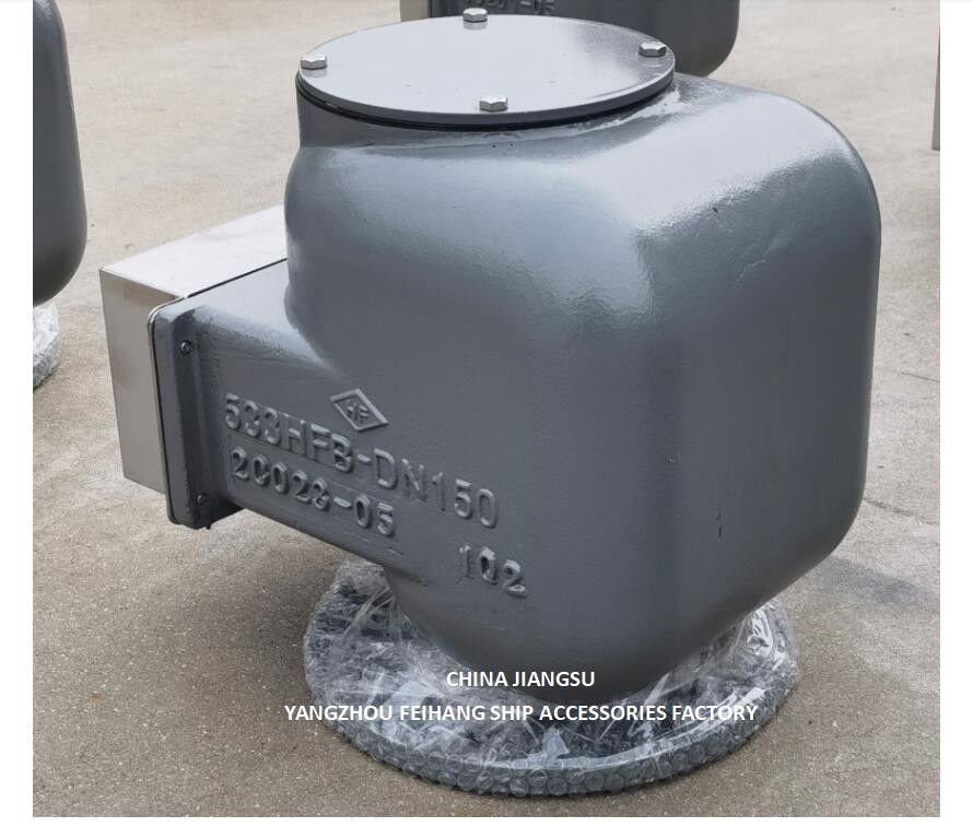 BILGE OIL W. T. Вентиляционная головка NO.533HFB-150A ВОДНАЯ ВОДНАЯ ТУБКА ВОДНАЯ ГЛАВА ТОПЛЕНИЦА ЛЮТНОГО ЖЕЗНА С НЕРЖЕЛЕЙСКОЙ СТЕЛОЙ