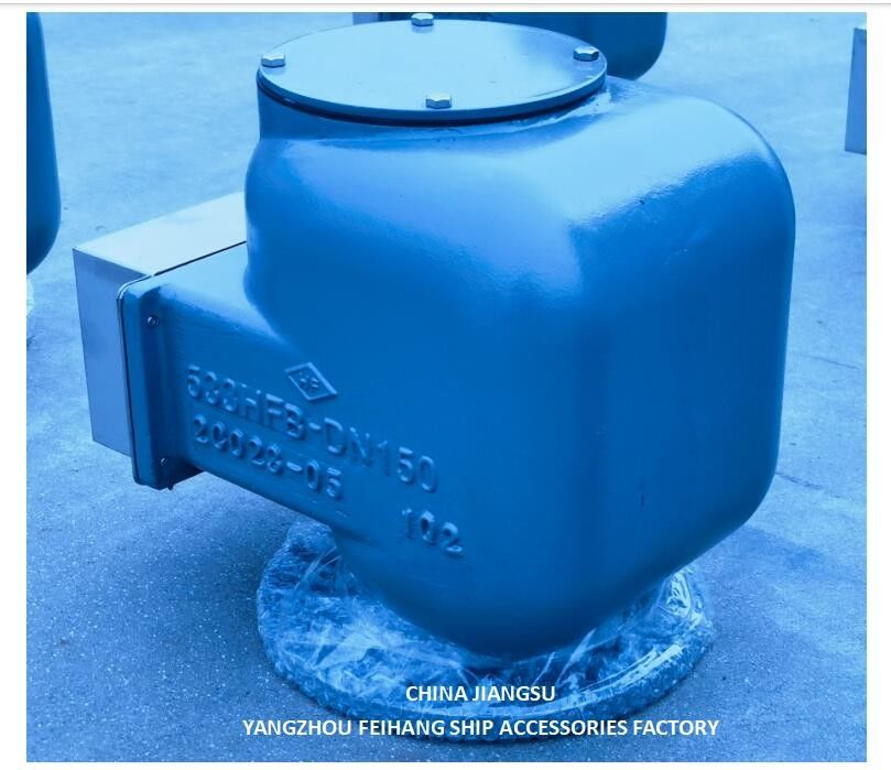 BILGE OIL W. T. Вентиляционная головка NO.533HFB-150A ВОДНАЯ ВОДНАЯ ТУБКА ВОДНАЯ ГЛАВА ТОПЛЕНИЦА ЛЮТНОГО ЖЕЗНА С НЕРЖЕЛЕЙСКОЙ СТЕЛОЙ