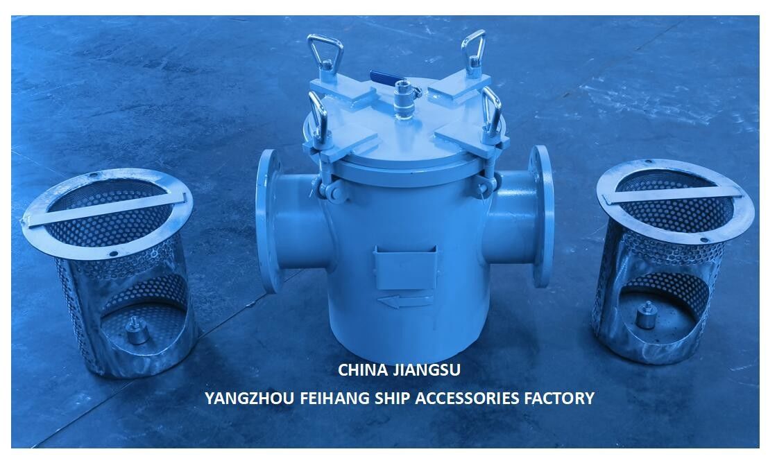 Морские водяные фильтры модели AS125 CBM1061 корпус оцинкованный, экран из нержавеющей стали и Китайский поставщик - FeiHang