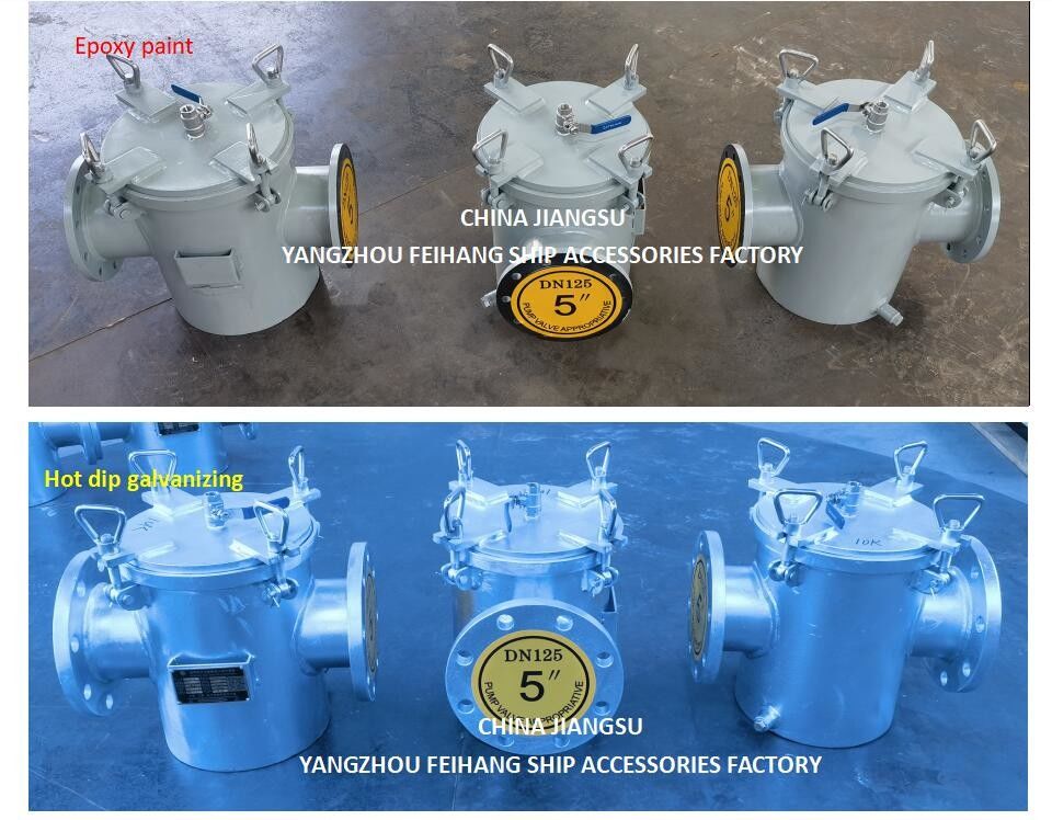 Модель As125 CBM1061-81 прямопроницаемый тип Морской водяной фильтр тела оцинкованный, с нержавеющей стали фильтр картридж