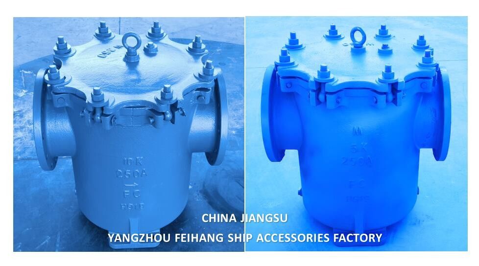 IMPA 872011-Marine Can Water Filter Can Casting Steel, Nom Dia 250mm JISF 7121 10K-250A Консервные фильтры для воды