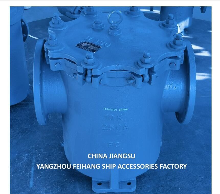 IMPA 872011-Marine Can Water Filter Can Casting Steel, Nom Dia 250mm JISF 7121 10K-250A Консервные фильтры для воды