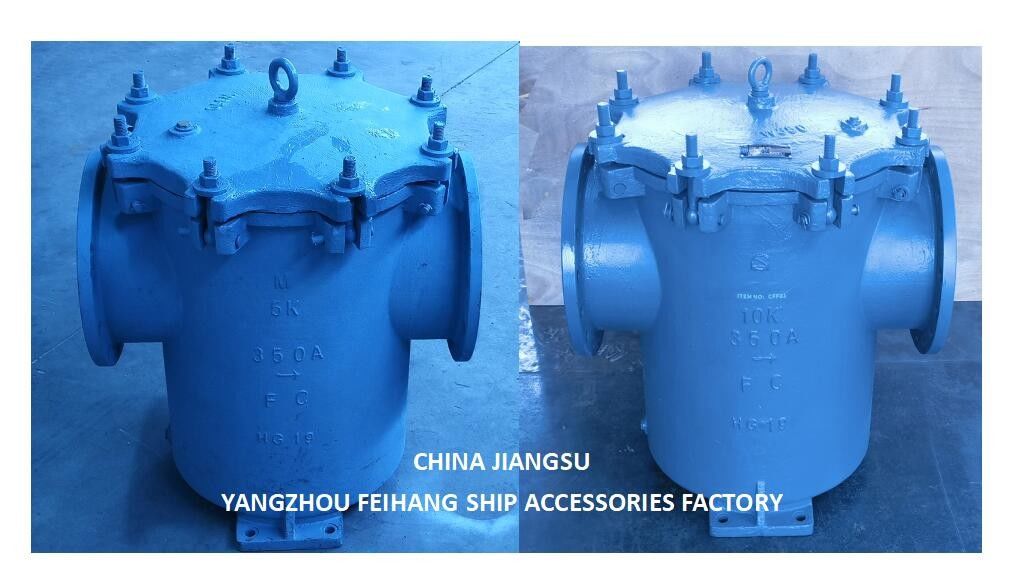IMPA 872012 Морской фильтр для воды из литейной стали, Nom Dia 350mm JISF 7121 10K-350A Стиральщики для воды