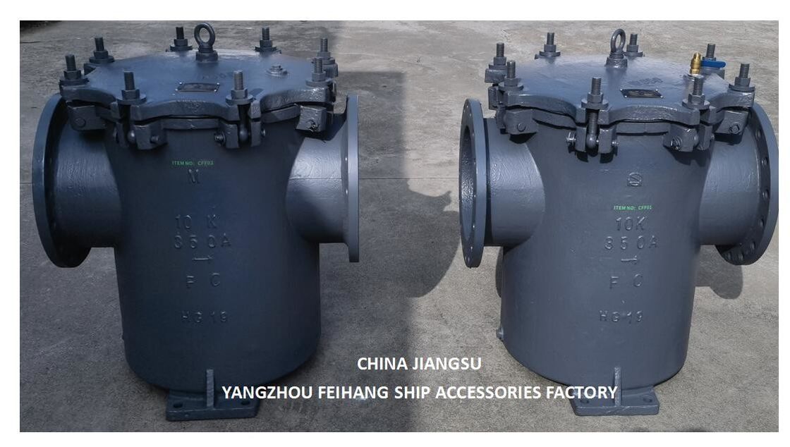 IMPA 872012 Морской фильтр для воды из литейной стали, Nom Dia 350mm JISF 7121 10K-350A Стиральщики для воды