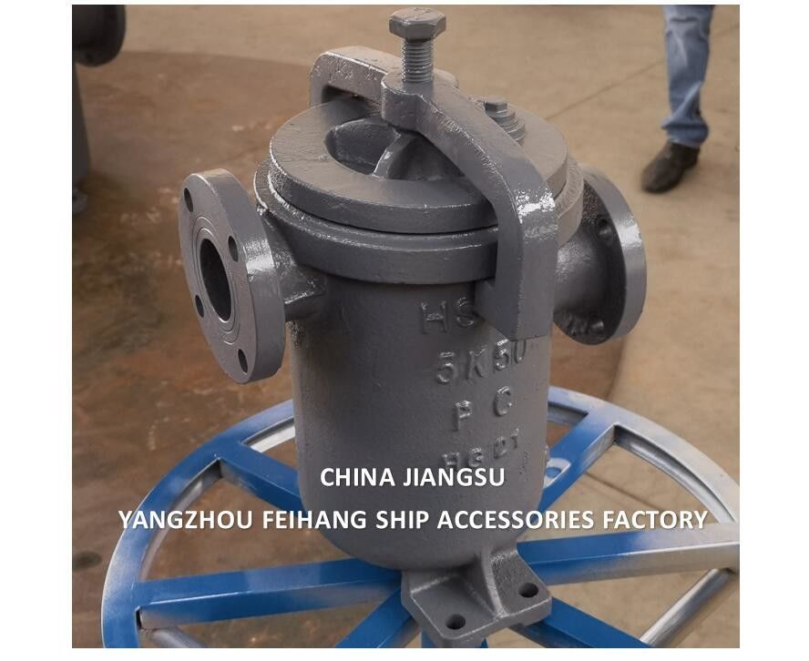 Морская простая топливная стежка JIS F7209 5K-125A JIS F7209 ФИЛТЕР из нержавеющей стали