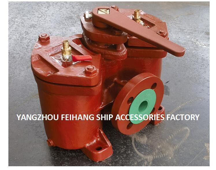 Двухкомпонентные фильтры масла Модель:AS32-0.40/0.22 Cb/T425-94 Для насосов для смазки масла, прямого типа, корпуса из чугуна, с фильтрующим элементом,