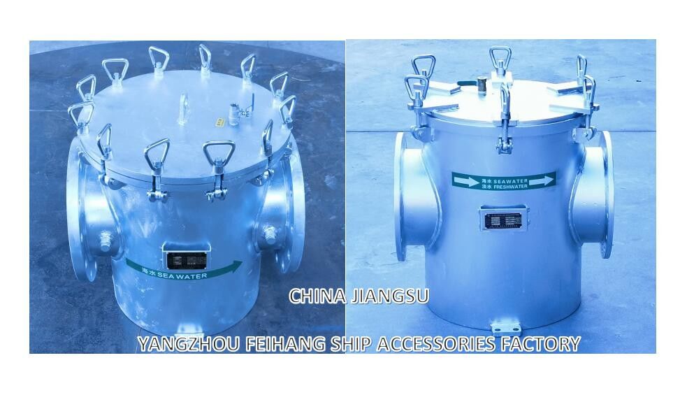 Модель технического чертежа для AS250 CB/T497 Морской фильтр грубой воды и морской фильтр морской воды