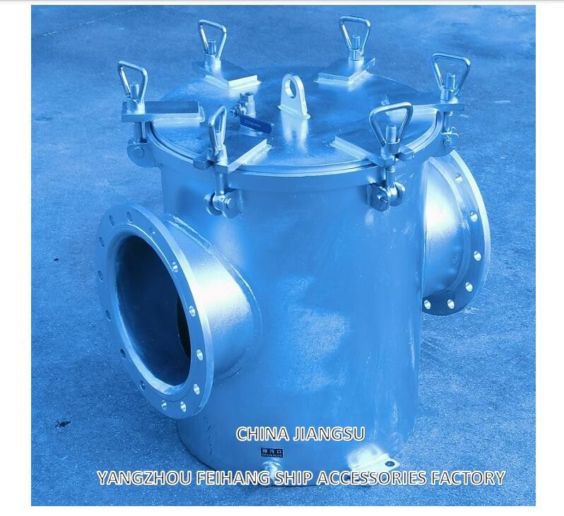 AS250 CB/T497-2012 Морские фильтры грубой воды & Mairine Sea Water Strainer Корпус из углеродистой стали, фильтр из нержавеющей стали