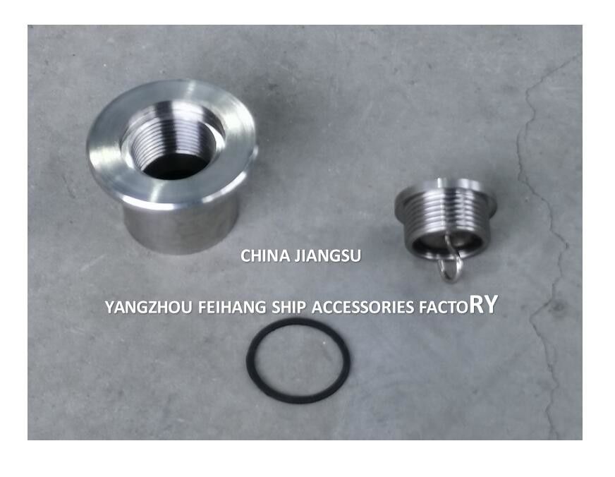 M76*3.0 Размер нитки Нержавеющая сталь прослушивающие трубы голова Модель A65 CB/T3778 с медным материалом