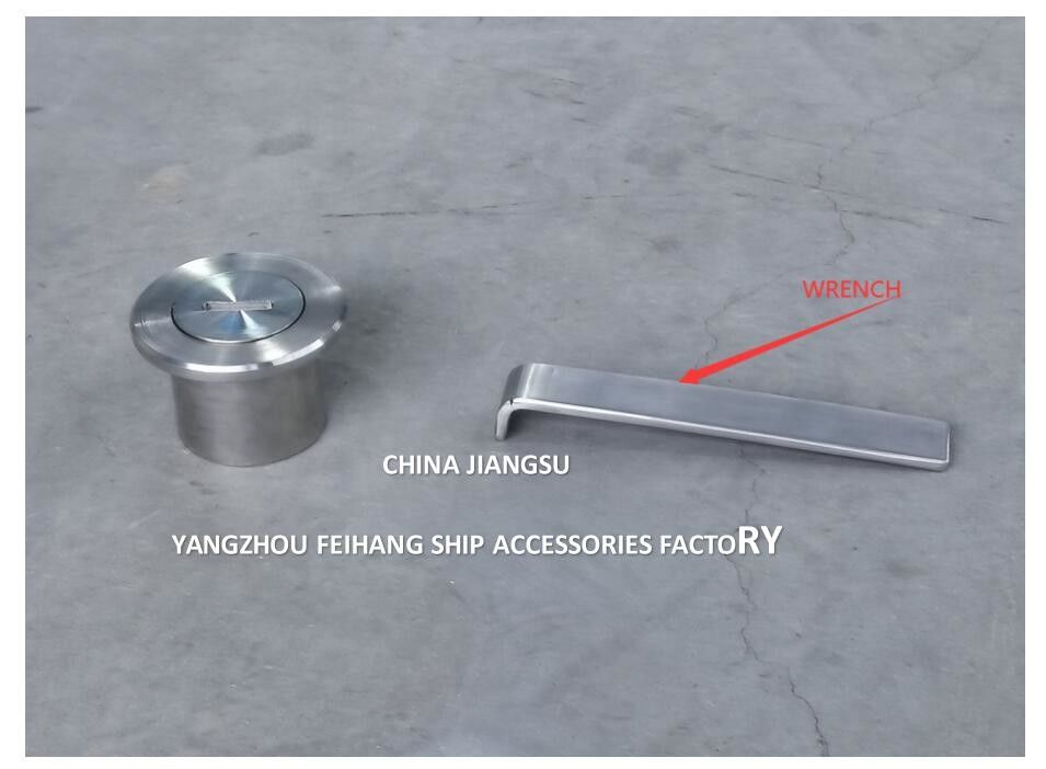 Нержавеющая сталь прослушивающие трубы голова Модель A50 CB/T3778 Внешний диаметр: 92 мм, Внутренний диаметр: 62 мм, Нить Szie: M60 * 3.0