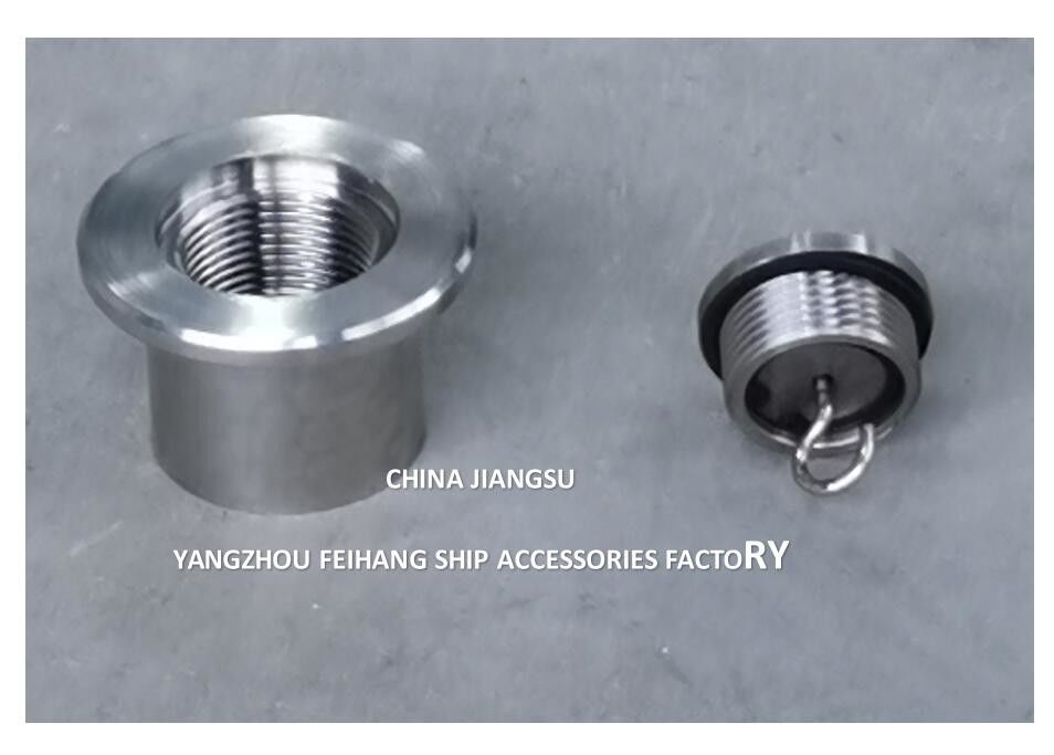 Нержавеющая сталь прослушивающие трубы голова Модель A50 CB/T3778 Внешний диаметр: 92 мм, Внутренний диаметр: 62 мм, Нить Szie: M60 * 3.0