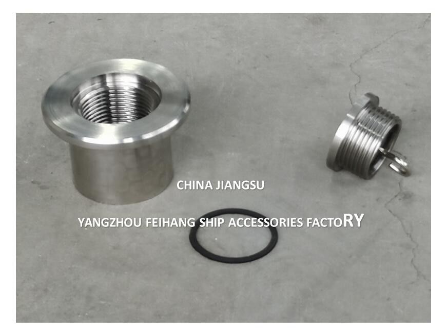 M76*3.0 Размер нитки Нержавеющая сталь прослушивающие трубы голова Модель A65 CB/T3778 с медным материалом