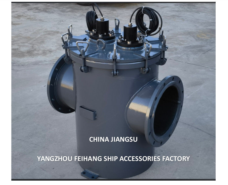 Морские фильтрующие устройства для морской воды модели AS350 CB/T497-2012 Зацинкованная корпус из углеродной стали с системой предотвращения морского роста