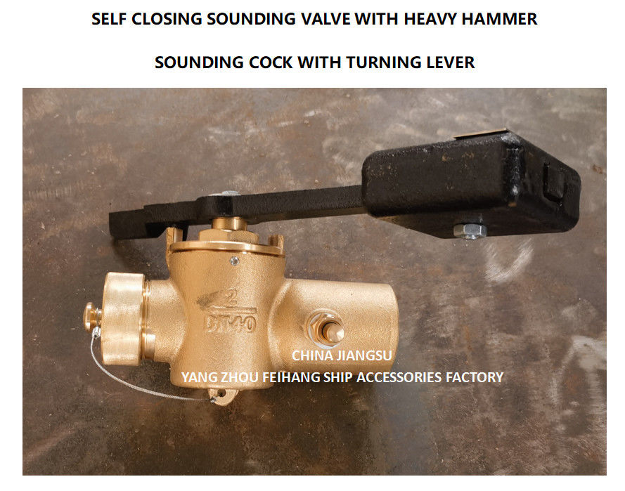 Fh-Cb/T3778-99 Бронзовый взвешенный рычаг клапана звукового самозакрытия Dn50