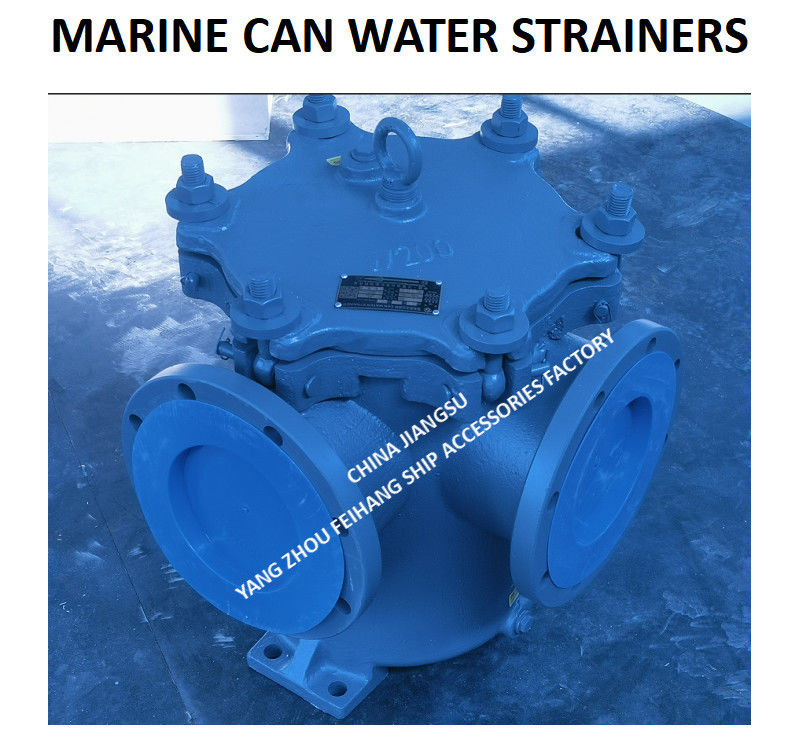 Водофильтр из чугуна 5K-200A типа LA для главного насоса для морской воды с корзиной фильтра из нержавеющей стали