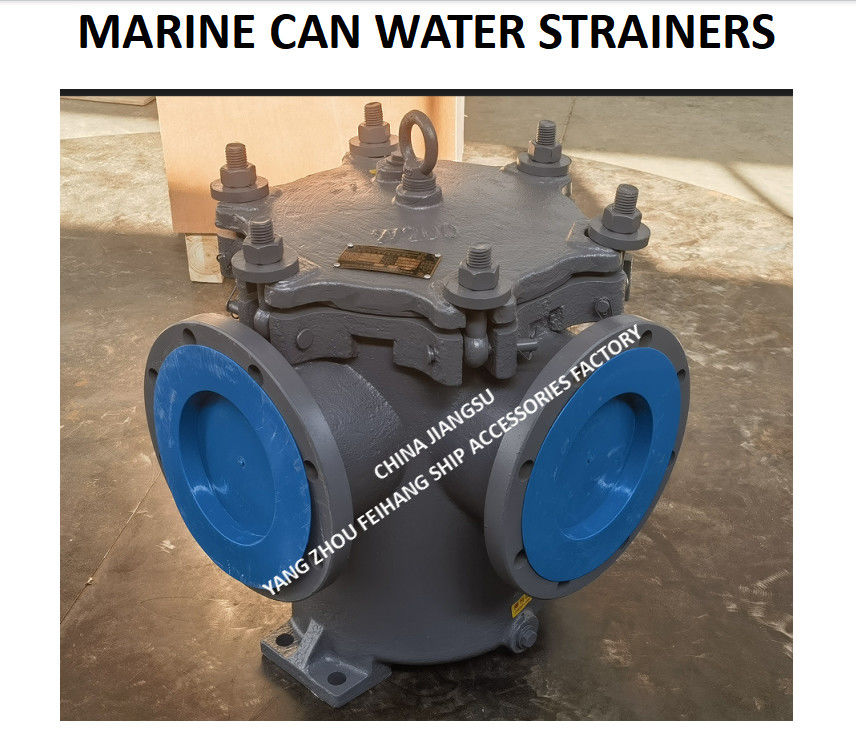 IMPA872010 Морской консервный водяной фильтр 5K-200A S-TYPE JIS F7121-1996 Фланцевая чугунная консервная водяная фильтрация 5K-200A LA-TYPE
