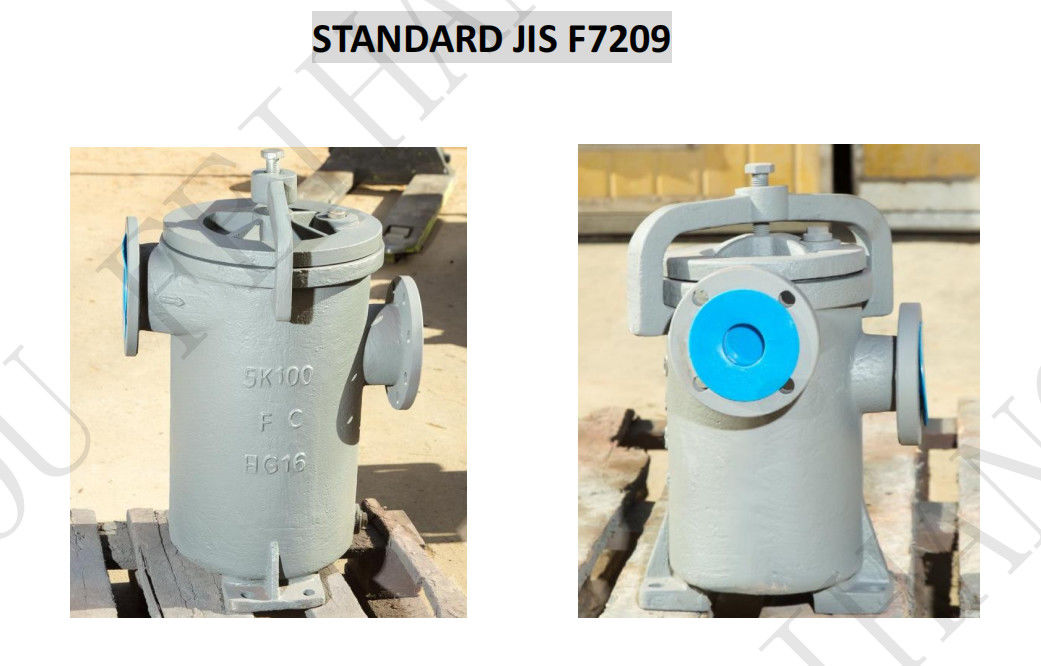 JIS F7209 Одномасляный фильтр 5K-100A корпус - литовое железо и фильтр - нержавеющая сталь
