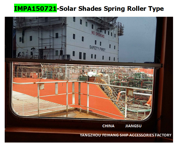 Marine Solar screen roller type blind with cassette box- Blind Curtain box - aluminum alloy Film - Silver
