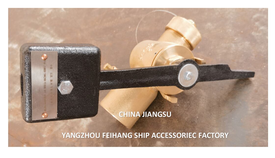 China Sounding Self-Closing Valve FH-40A CB/T3778 Поставщик - FeiHang Marine Материал PN2.5 - Медь с внутренним концом нити BSP и вращающейся тростью 360°