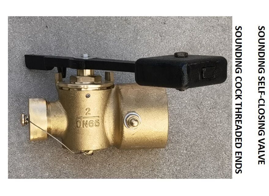 Технические данные для самозакрывающегося клапана FH-65A CB/T3778-99 и пробкового крана с резьбовыми концами DN65 CB/T3778-99