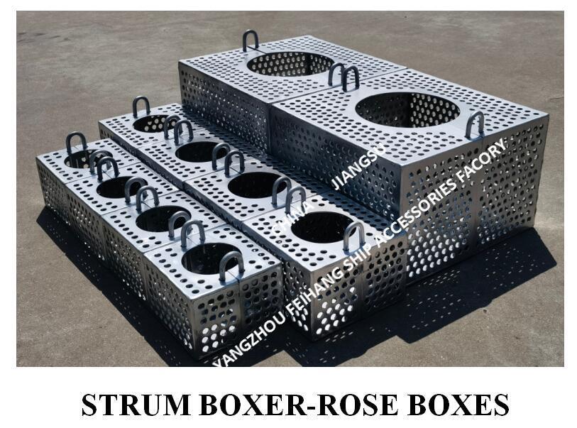 JIS F7206 SUCTION-ROSE BOX STRAINERS & STRUM ROSE BOX STRAINER из углеродистой стали, оцинкованной горячим оцинкованием