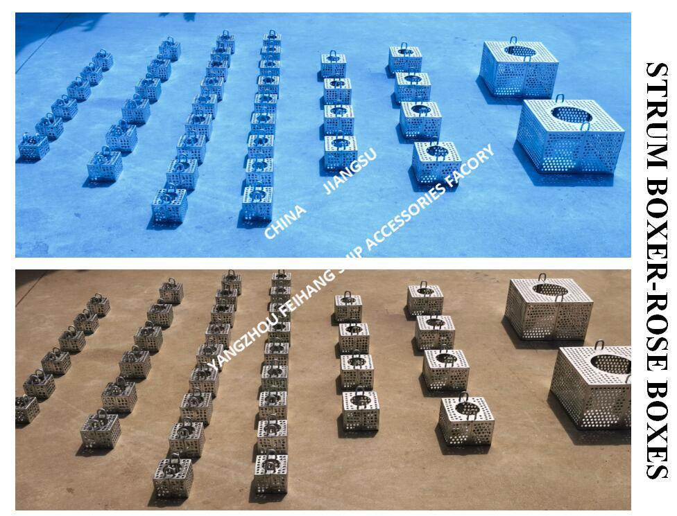 JIS F7206 SUCTION-ROSE BOX STRAINERS & STRUM ROSE BOX STRAINER из углеродистой стали, оцинкованной горячим оцинкованием