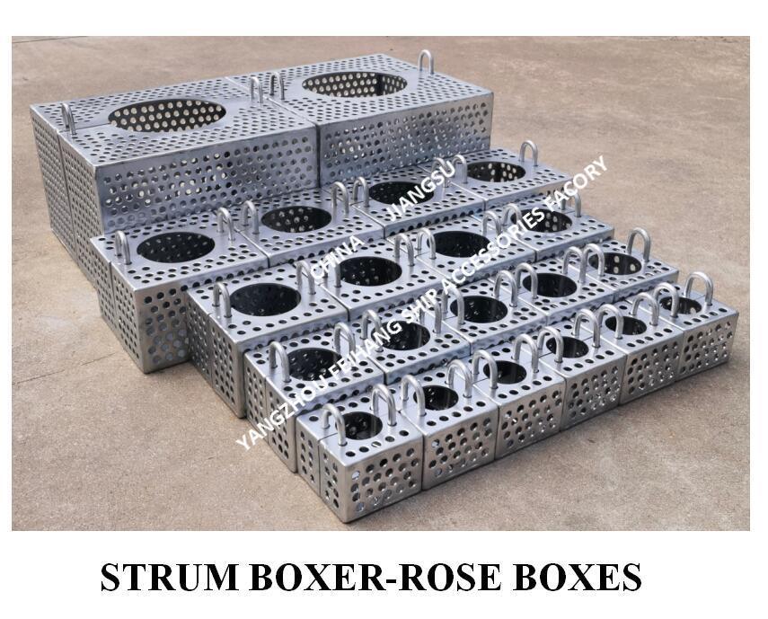 JIS F7206 SUCTION-ROSE BOX STRAINERS & STRUM ROSE BOX STRAINER из углеродистой стали, оцинкованной горячим оцинкованием